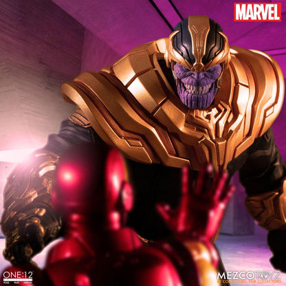 MEZCO - One:12 Collective Marvel - Universe Light-Up Action Figure 1:12 Thanos