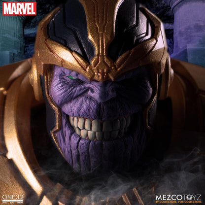 MEZCO - One:12 Collective Marvel - Universe Light-Up Action Figure 1:12 Thanos