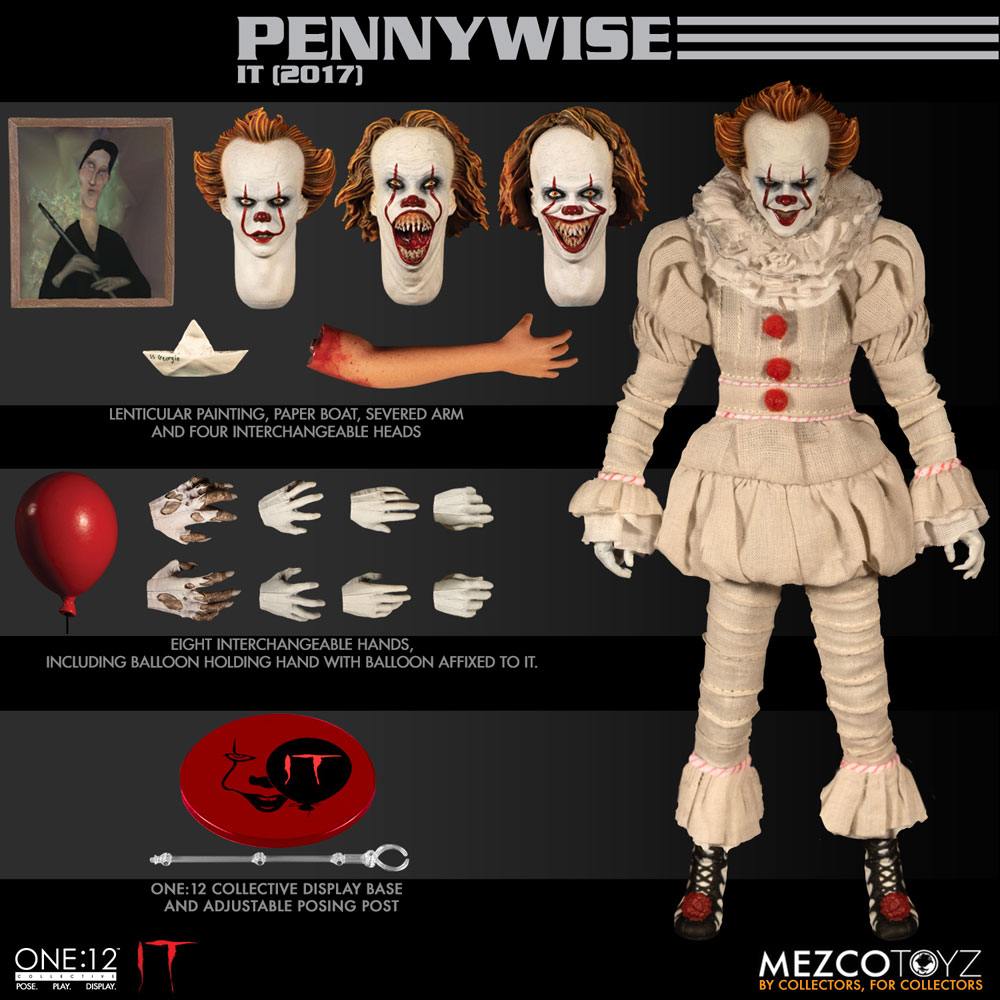 MEZCO - Stephen Kings IT 2017 Action Figure 112 Pennywise