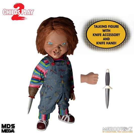 MEZCO - Child´s Play 2 Designer Series Talking Menacing Chucky Doll