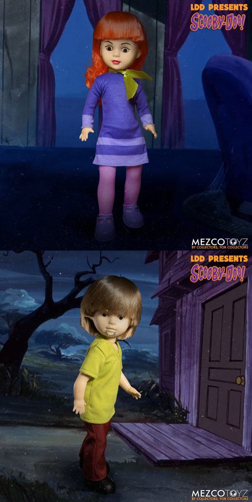 MEZCO - Scooby-Doo & Mystery Inc Build a Figure Living Dead Dolls 25 cm Daphne & Shaggy Assortment
