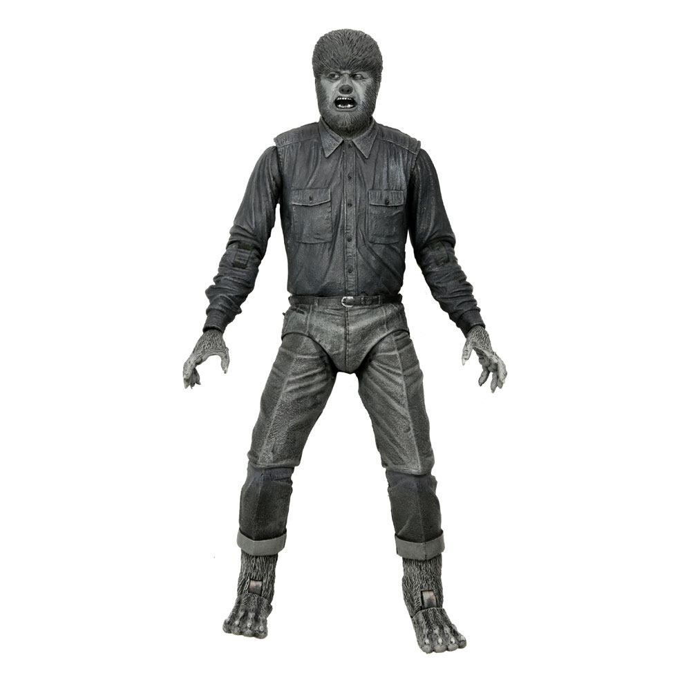 NECA - Universal Monsters Action Figure Ultimate The Wolf Man (Black & White)