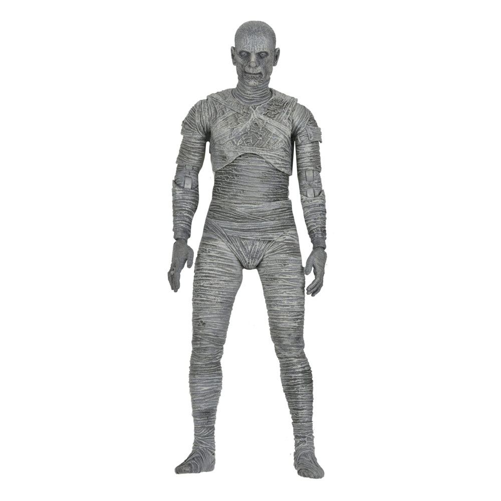 NECA - Universal Monsters Action Figure Ultimate The Mummy (Black & White)