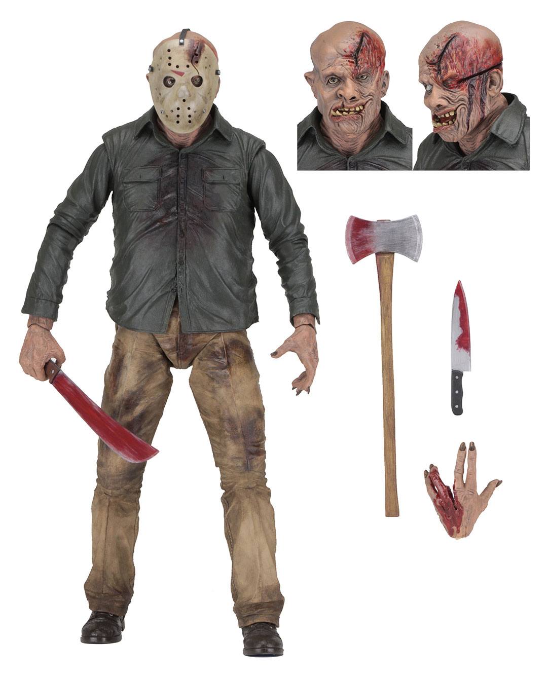 NECA- Friday The 13Th The Final Chapter Action Figure 1:4 Jason
