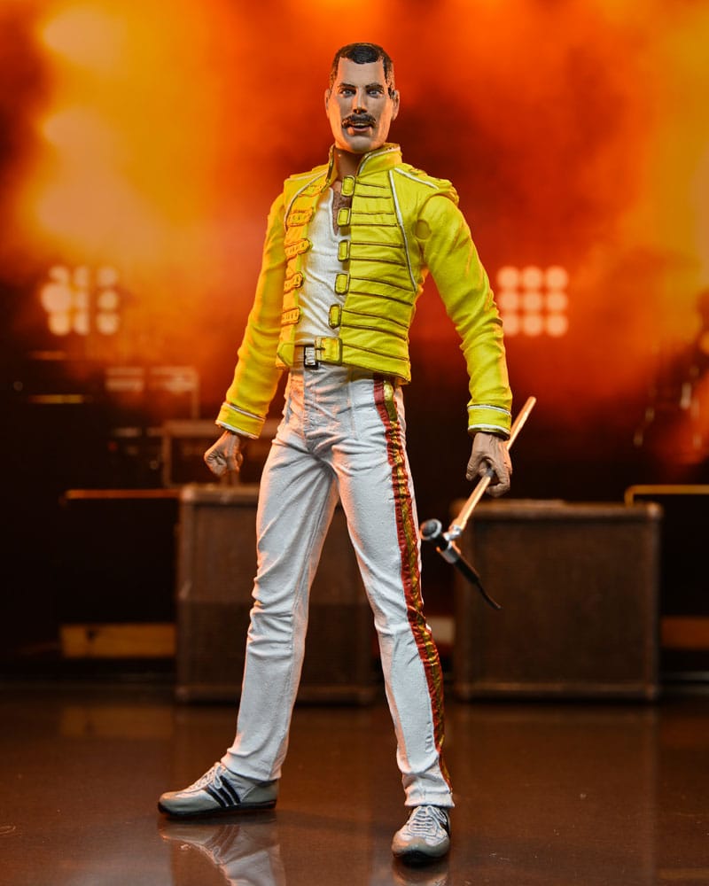 NECA - Freddie Mercury Action Figure (Yellow Jacket)