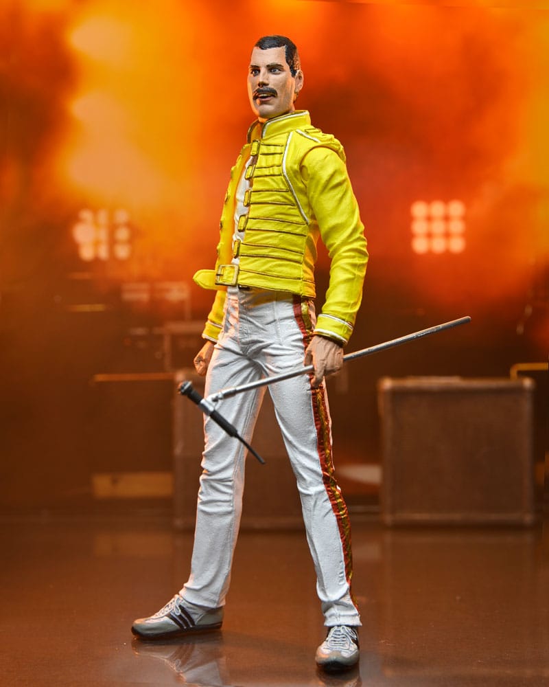 NECA - Freddie Mercury Action Figure (Yellow Jacket)