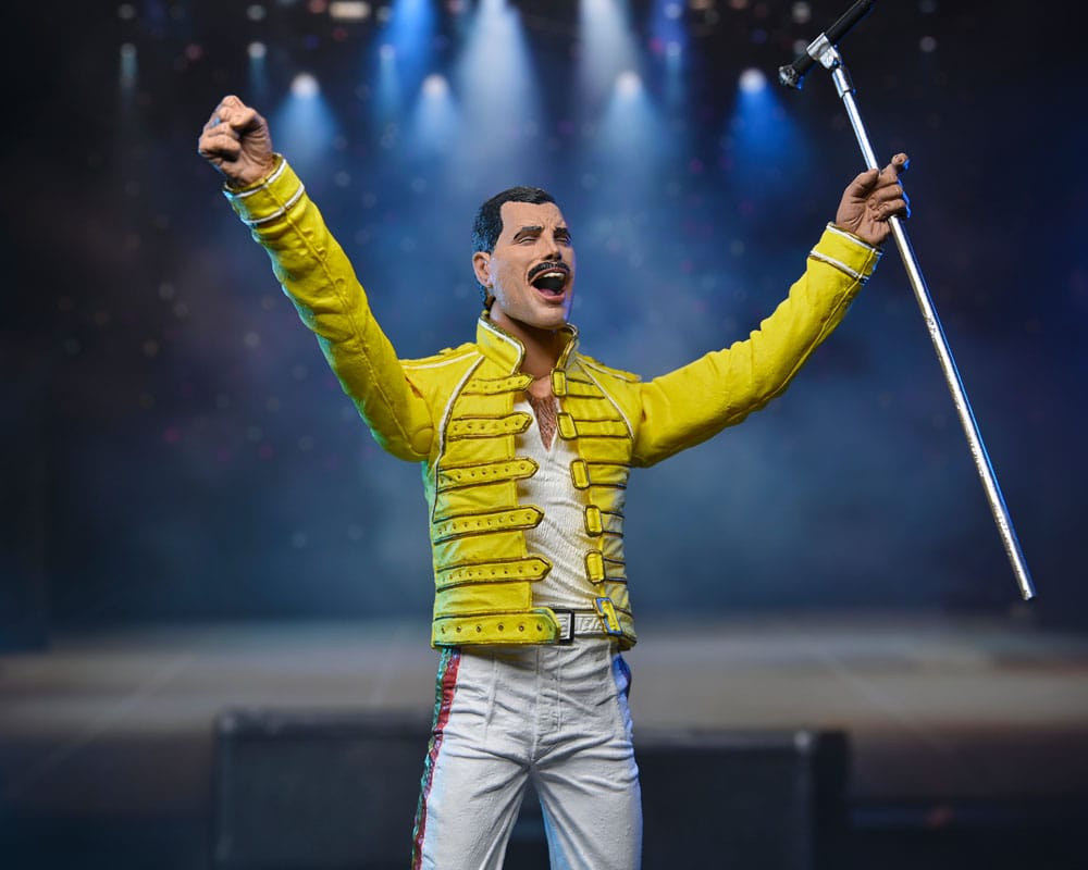 NECA - Freddie Mercury Action Figure (Yellow Jacket)