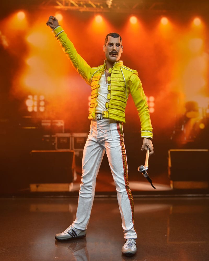 NECA - Freddie Mercury Action Figure (Yellow Jacket)