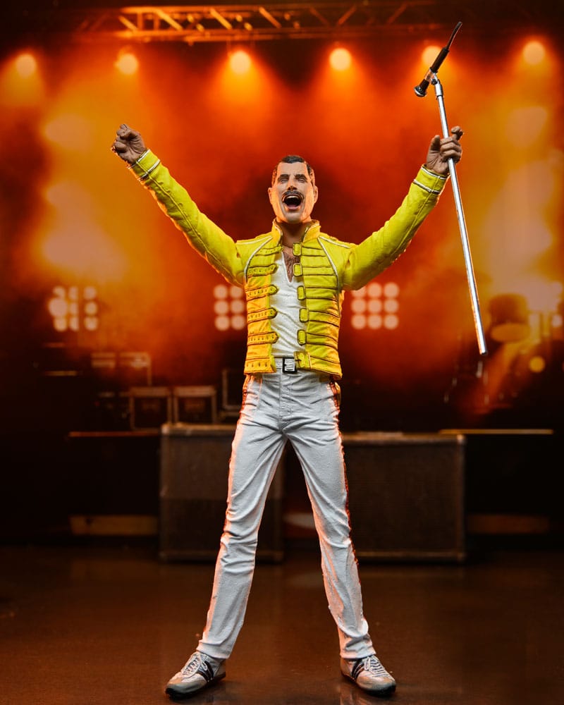 NECA - Freddie Mercury Action Figure (Yellow Jacket)