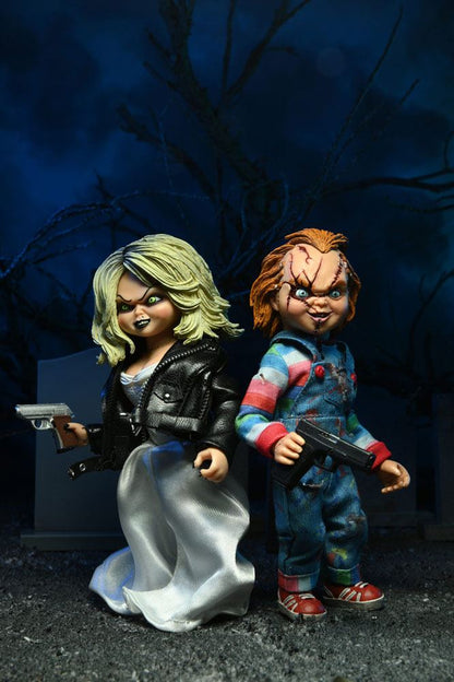 NECA - Bride of Chucky Clothed Action Figure 2 Pack Chucky & Tiffany