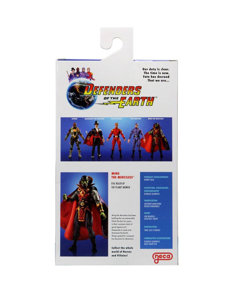 NECA - Defenders of The Earth Action Figure 18 cm Series 1 Ming The Merciless