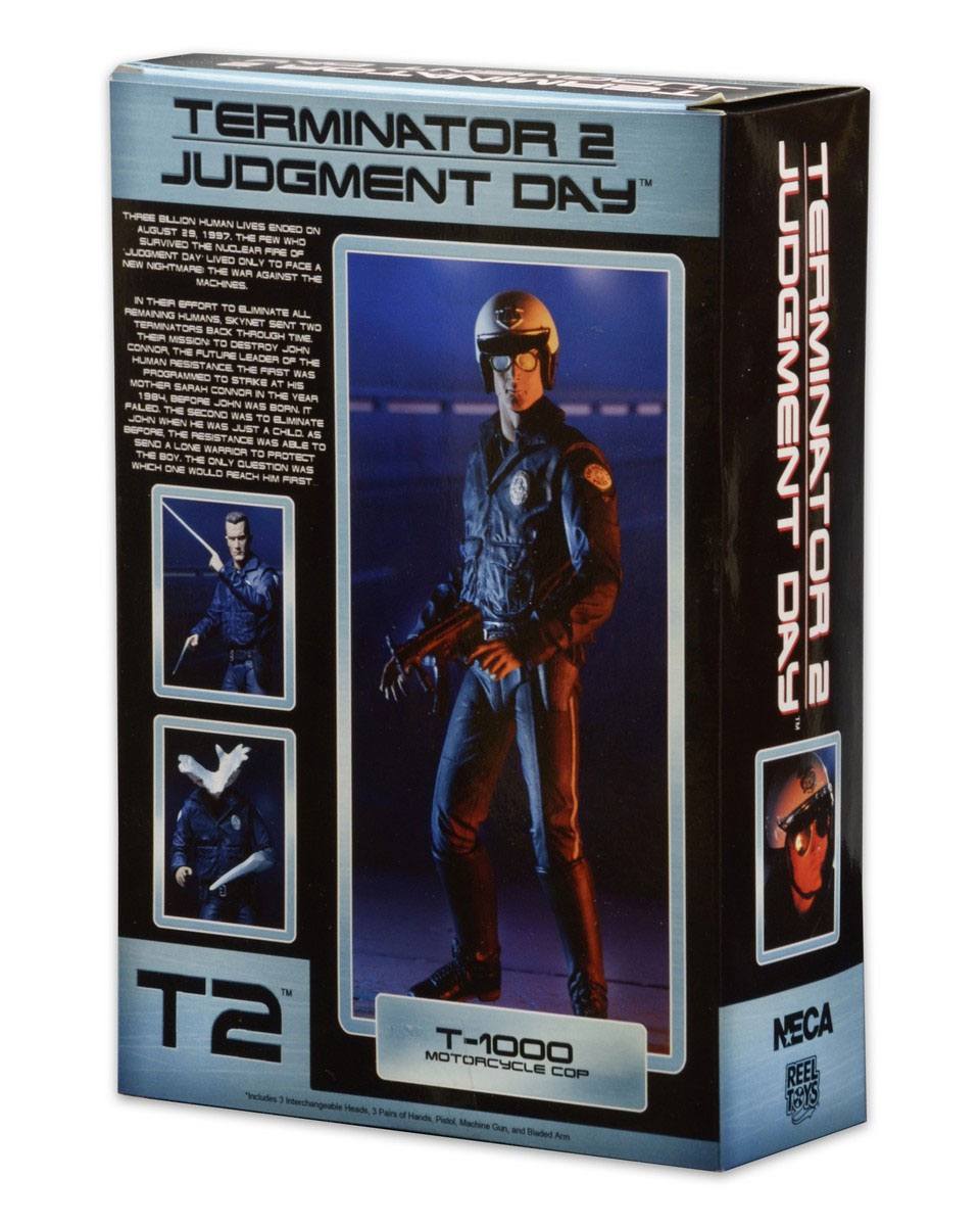 NECA - Terminator 2 - T-1000 (Motorcycle Cop) Action Figure Ultimate