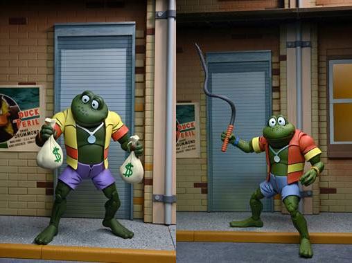 NECA - TMNT Teenager Mutant Ninja Turtles Action Figure 2 Pack Napoleon & Atilla Frog