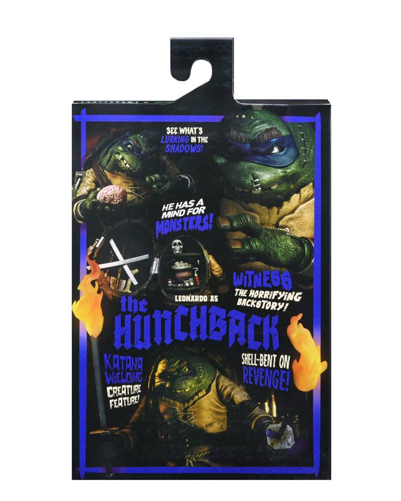 NECA - Universal Monsters TMNT Teenager Mutant Ninja Turtles Action Figure Ultimate Leonardo as The Hunchback