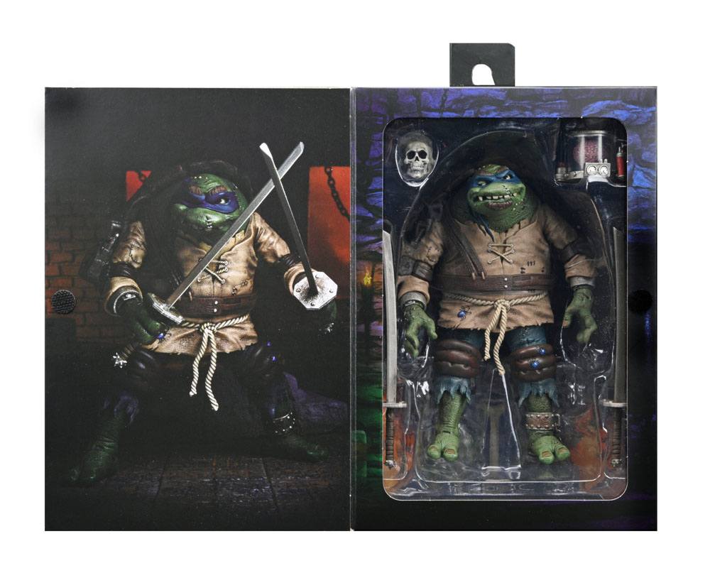 NECA - Universal Monsters TMNT Teenager Mutant Ninja Turtles Action Figure Ultimate Leonardo as The Hunchback