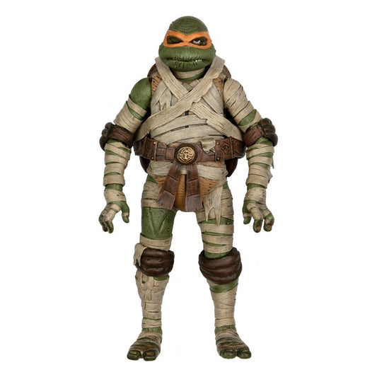 NECA - Universal Monsters x TMNT Teenager Mutant Ninja Turtles Action Figure Ultimate Michelangelo as The Mummy