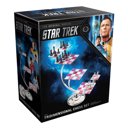 NOBLE COLLECTION - Star Trek Tri-Dimensional Chess Set