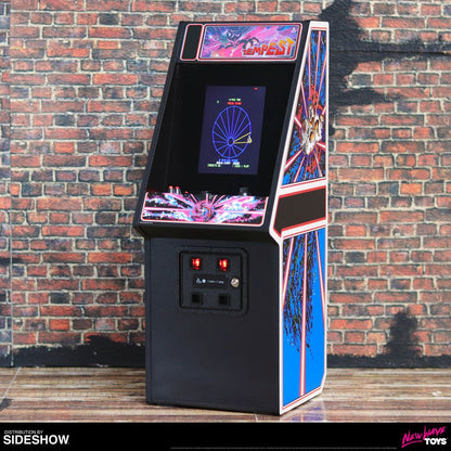 NEW WAVE TOYS - Atari Mini Cabinet Arcade Game 1:6 Tempest X Replicade