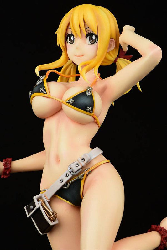 ORCA TOYS - Fairy Tail Pvc Statue 1:6 Lucy Heartfilia Star Warsimwear Gravure Style Noir Ver