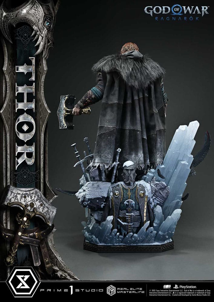 PRIME 1  - God of War: Ragnarök Real Elite Masterline Series Statue 1/3 Thor Deluxe Bonus Version