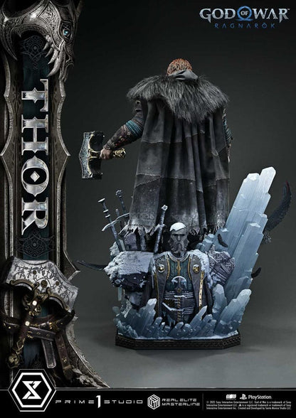 PRIME 1  - God of War: Ragnarök Real Elite Masterline Series Statue 1/3 Thor Deluxe Bonus Version