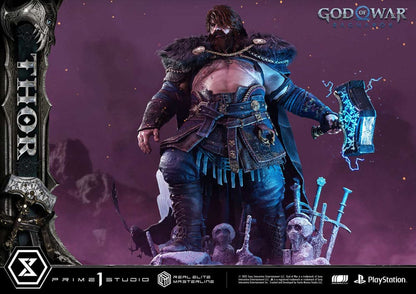 PRIME 1  - God of War: Ragnarök Real Elite Masterline Series Statue 1/3 Thor Deluxe Bonus Version