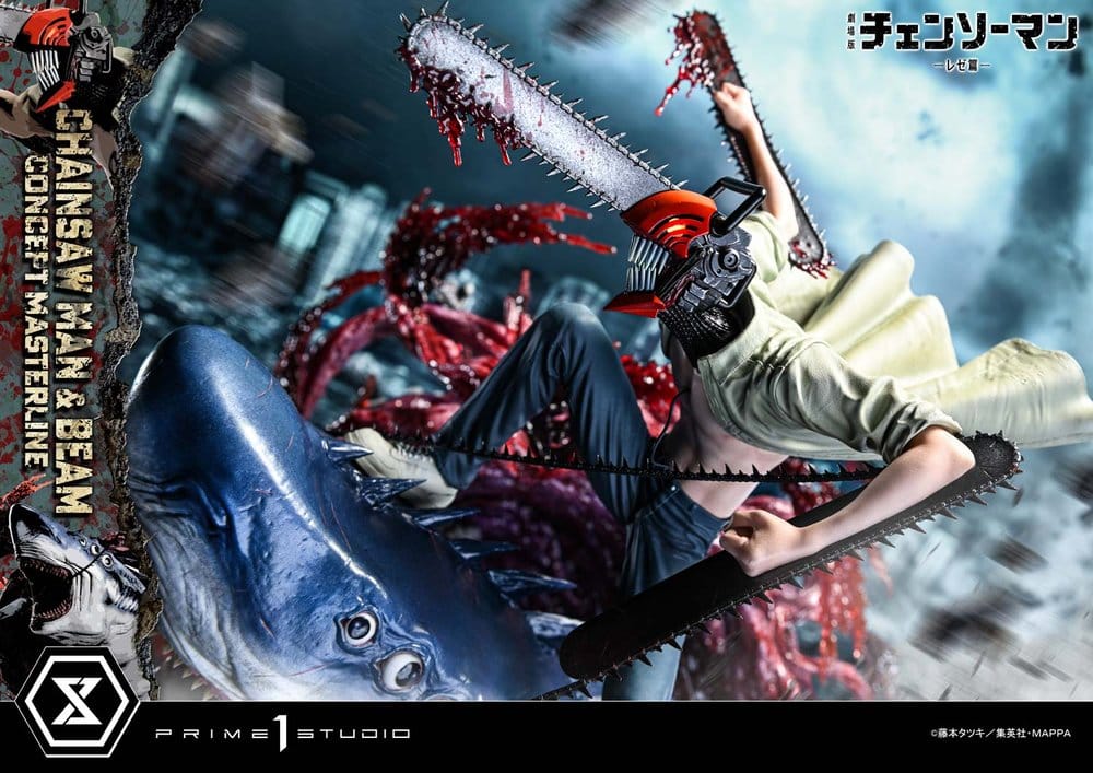 PRIME 1  - Chainsaw Man Concept Masterline Series Statue 1/6 Chainsaw Man & Beam