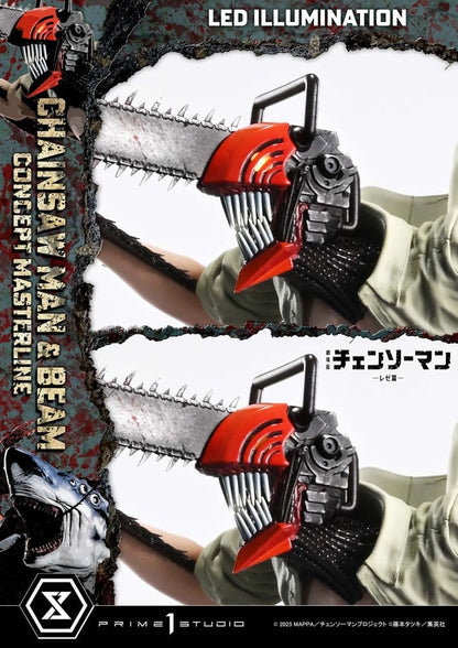 PRIME 1  - Chainsaw Man Concept Masterline Series Statue 1/6 Chainsaw Man & Beam