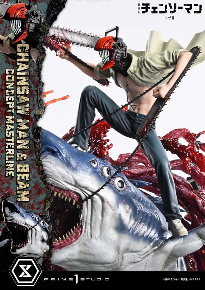 PRIME 1  - Chainsaw Man Concept Masterline Series Statue 1/6 Chainsaw Man & Beam