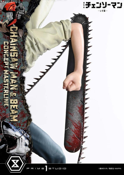 PRIME 1  - Chainsaw Man Concept Masterline Series Statue 1/6 Chainsaw Man & Beam
