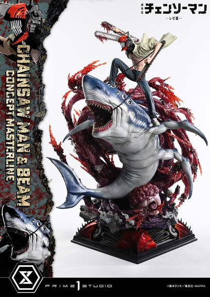 PRIME 1 - Chainsaw Man Concept Masterline Series Statue 1/6 Chainsaw Man & Beam Bonus Version