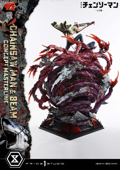 PRIME 1 - Chainsaw Man Concept Masterline Series Statue 1/6 Chainsaw Man & Beam Bonus Version
