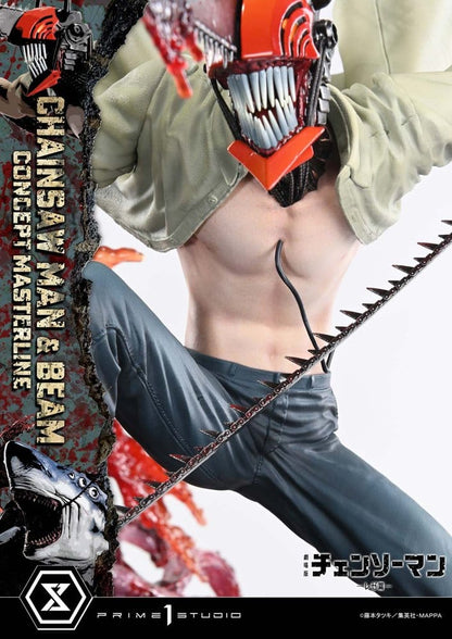 PRIME 1 - Chainsaw Man Concept Masterline Series Statue 1/6 Chainsaw Man & Beam Bonus Version