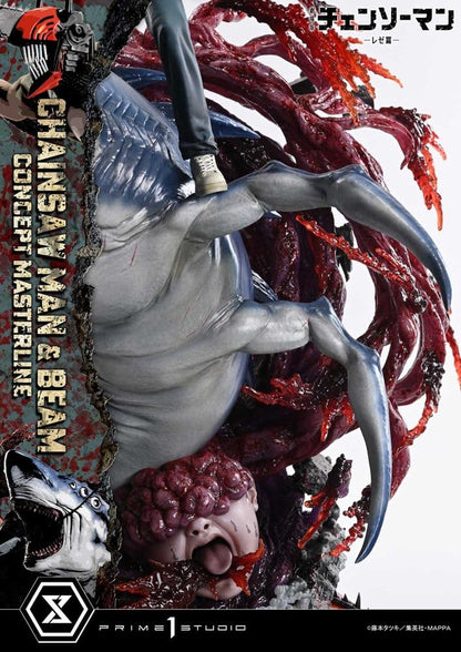PRIME 1 - Chainsaw Man Concept Masterline Series Statue 1/6 Chainsaw Man & Beam Bonus Version