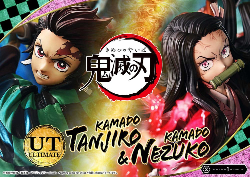 PRIME 1 - Demon Slayer: Kimetsu no Yaiba Concept Masterline Series Statue 1/6 Nezuko & Tanjiro Ultimate Bonus Ver.