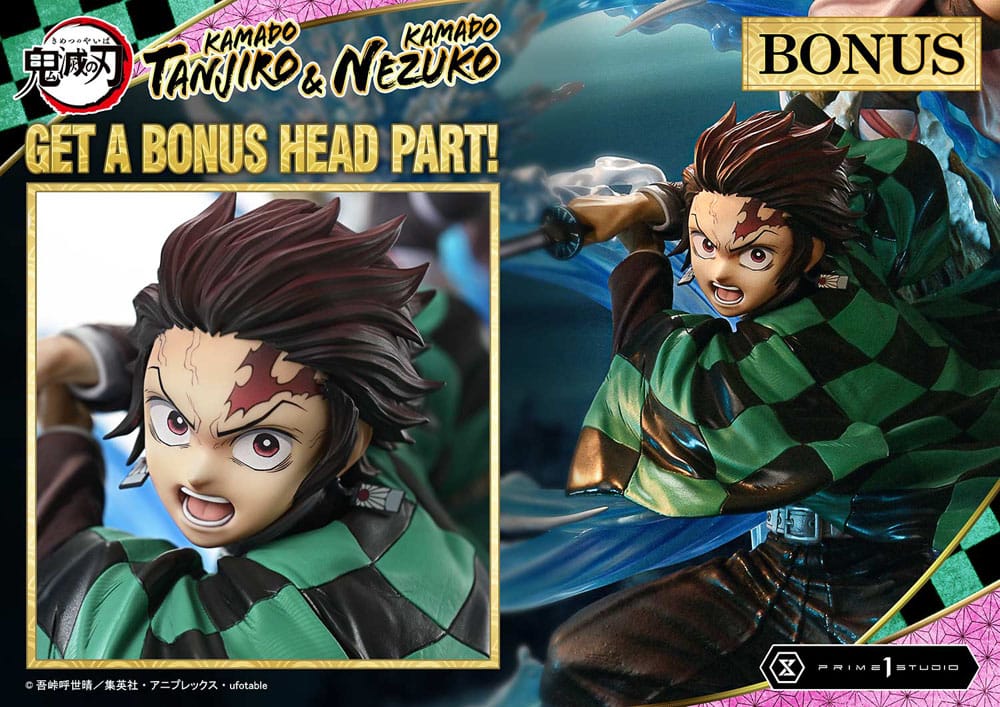 PRIME 1 - Demon Slayer: Kimetsu no Yaiba Concept Masterline Series Statue 1/6 Nezuko & Tanjiro Ultimate Bonus Ver.