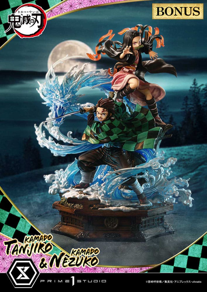PRIME 1 - Demon Slayer: Kimetsu no Yaiba Concept Masterline Series Statue 1/6 Nezuko & Tanjiro Ultimate Bonus Ver.