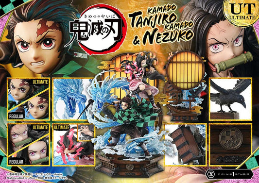 PRIME 1 - Demon Slayer: Kimetsu no Yaiba Concept Masterline Series Statue 1/6 Nezuko & Tanjiro Ultimate Bonus Ver.