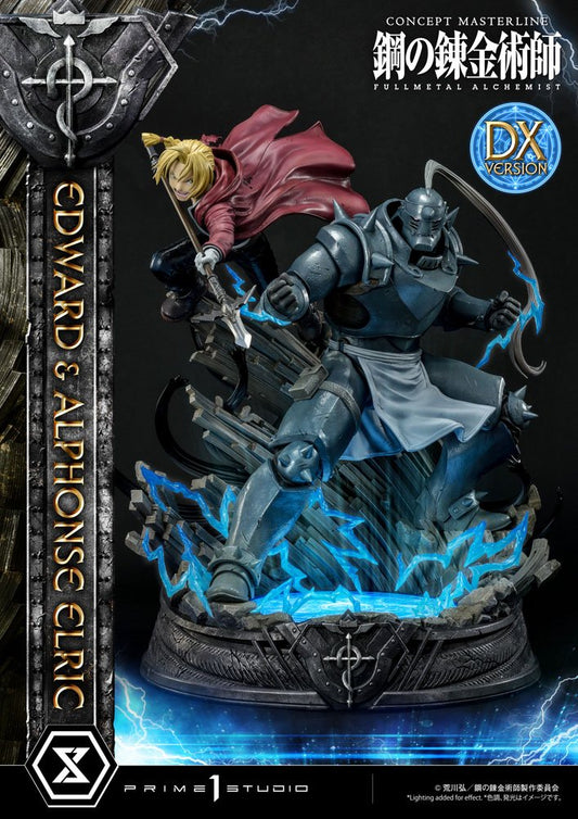 PRIME 1 STUDIOS - Full Metal Alchemist Statue 1:6 Edward & Alphonse Elric DeLuxe Ver