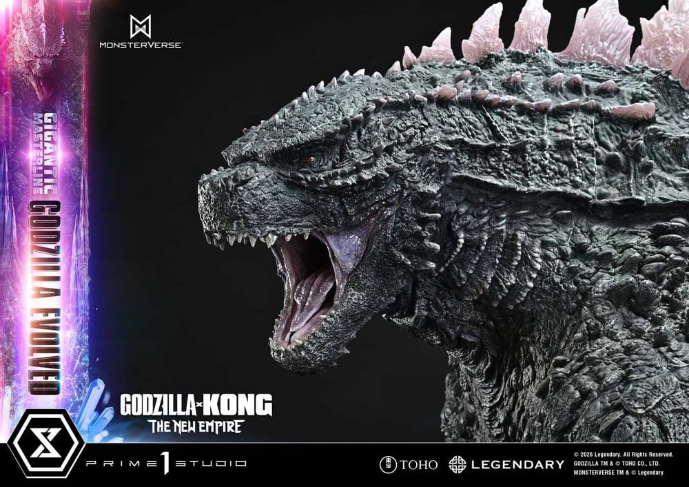 PRIME 1 - Godzilla x Kong: The New Empire (Film) Gigantic Masterline Series Statue Godzilla Evolved Bonus Ver.