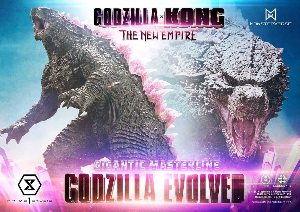 PRIME 1 - Godzilla x Kong: The New Empire (Film) Gigantic Masterline Series Statue Godzilla Evolved Bonus Ver.