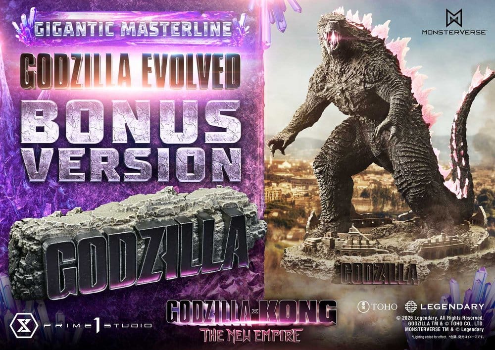 PRIME 1 - Godzilla x Kong: The New Empire (Film) Gigantic Masterline Series Statue Godzilla Evolved Bonus Ver.