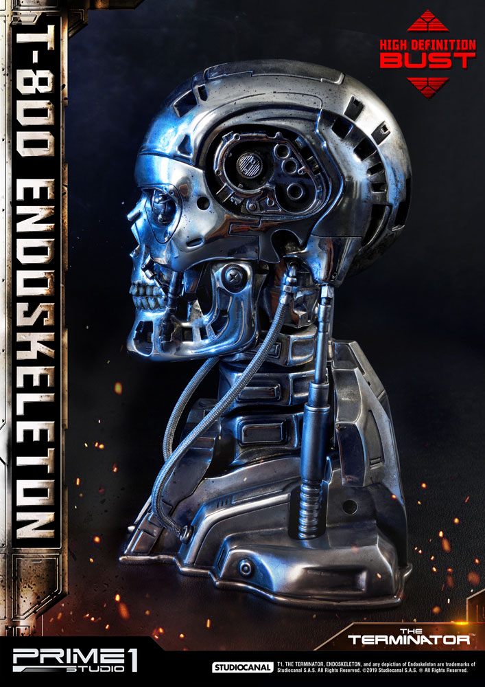 PRIME 1 STUDIOS - The Terminator High Definition Bust 1:2 T-800 Endoskeleton Head