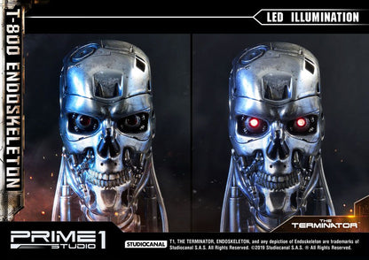 PRIME 1 STUDIOS - The Terminator High Definition Bust 1:2 T-800 Endoskeleton Head