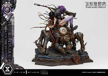 PRIME 1 - Ghost in the Shell Stand Alone Complex The Legend of Beauty and the Beast Statue 1/4 Motoko Kusanagi & Tachikoma Character color Art by Entei Ryu Bonus Version