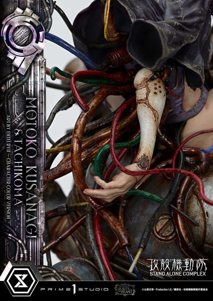 PRIME 1 - Ghost in the Shell Stand Alone Complex The Legend of Beauty and the Beast Statue 1/4 Motoko Kusanagi & Tachikoma Character color Art by Entei Ryu Bonus Version