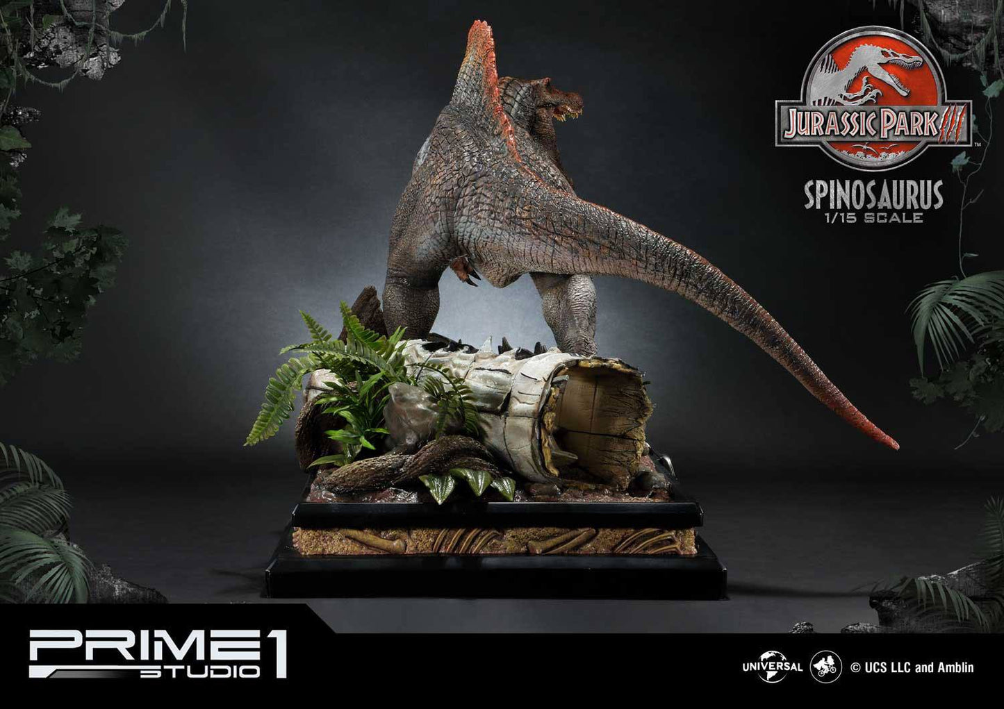 PRIME 1 STUDIOS - Jurassic Park 3 Statue 1:15 Spinosaurus Bonus Ver