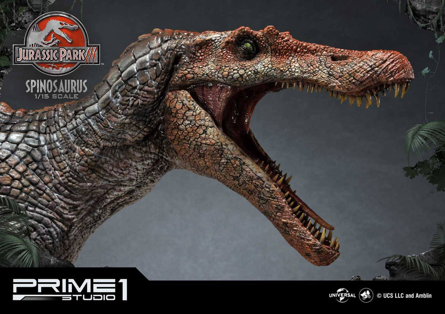 PRIME 1 STUDIOS - Jurassic Park 3 Statue 1:15 Spinosaurus Bonus Ver