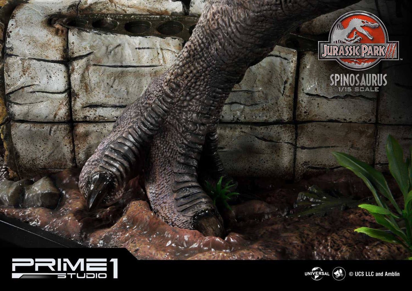 PRIME 1 STUDIOS - Jurassic Park 3 Statue 1:15 Spinosaurus Bonus Ver