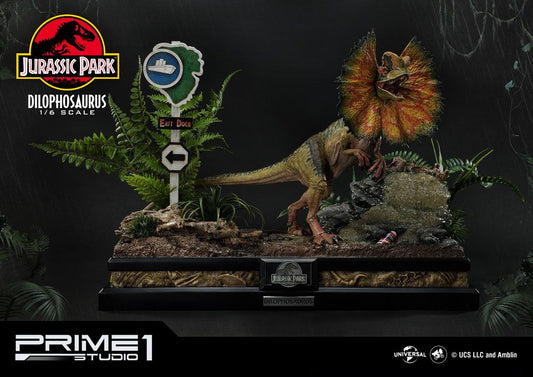 PRIME 1 STUDIOS - Jurassic Park Statue 1:6 Dilophosaurus Regular Ver